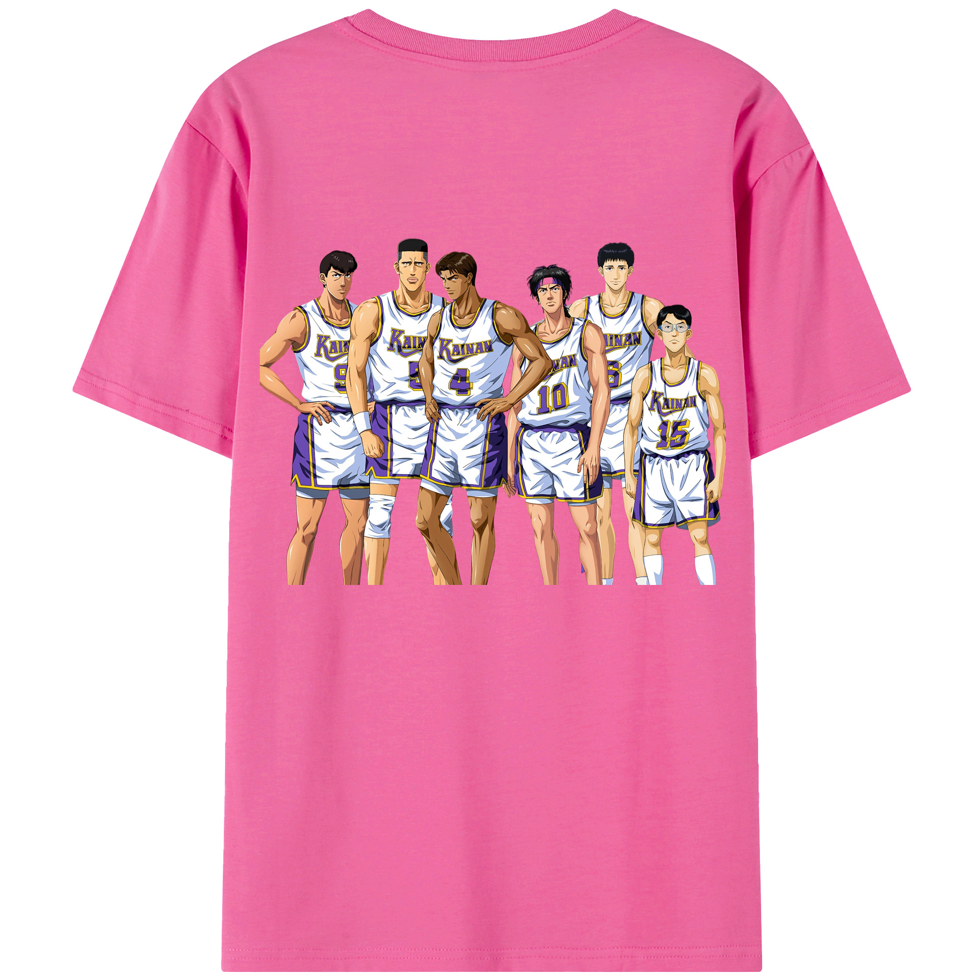 SLAM DUNK／スラムダンク レディース半袖Tシャツ(バックプリント)